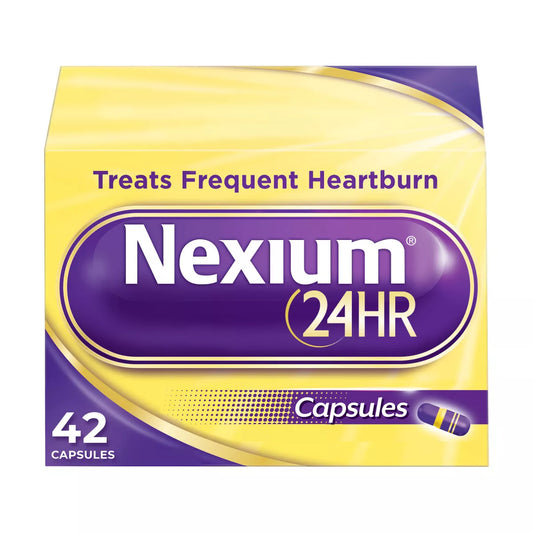 Nexium 24HR Delayed Release Heartburn Relief Capsules - Esomeprazole Magnesium Acid Reducer